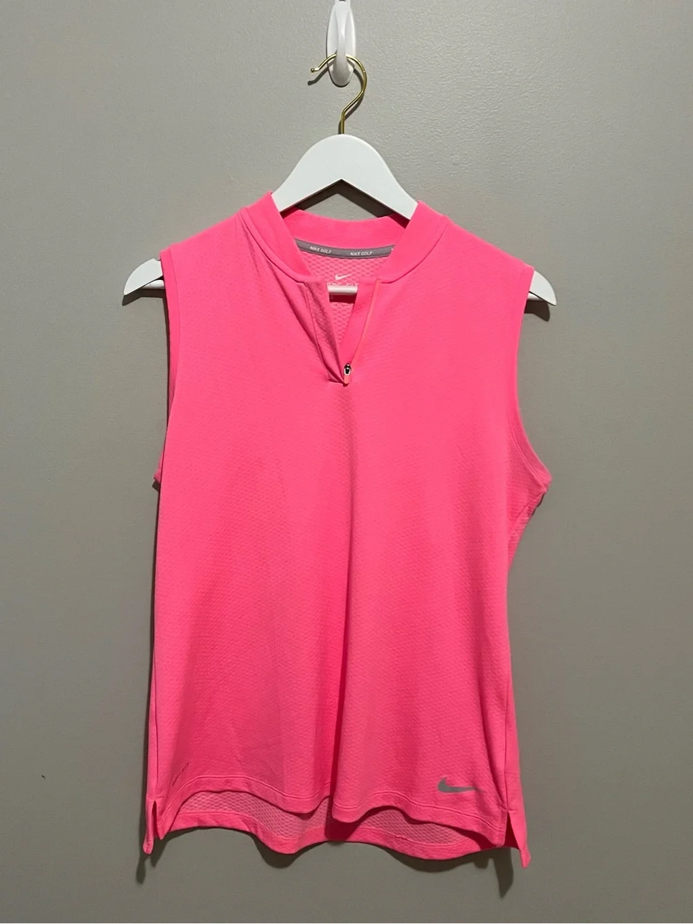 Nike Women’s Hot Pink Sleeveless Dri-FIT Tank